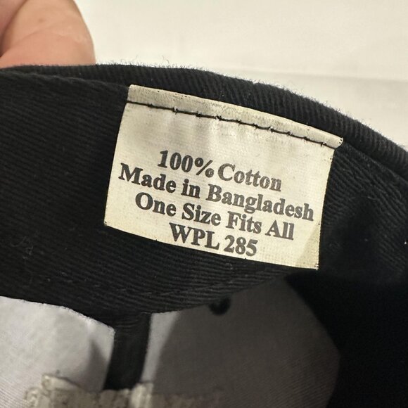 Jack Daniel's Hat Cap Strap Back Black Embroidered Rye Whiskey Advertising Mens - Picture 6 of 7